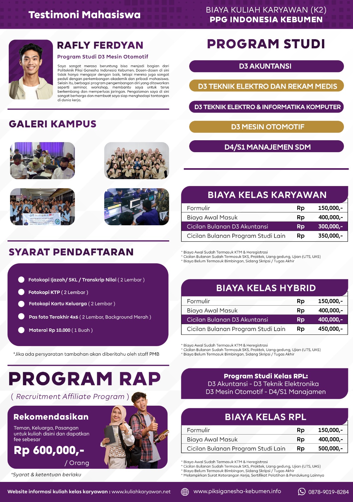 Brosur Belakang